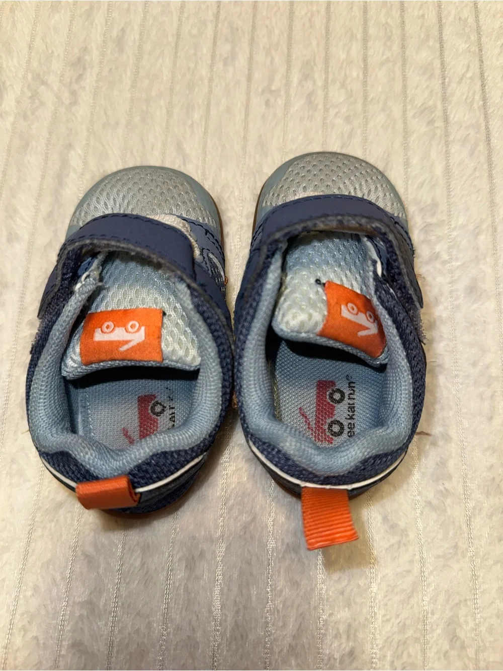 See Kai Run Blue Toddler Sneakers First Walker Sz 4